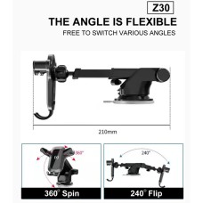 Автодержатель для телефона WUW-Z30 black (6972573336265)