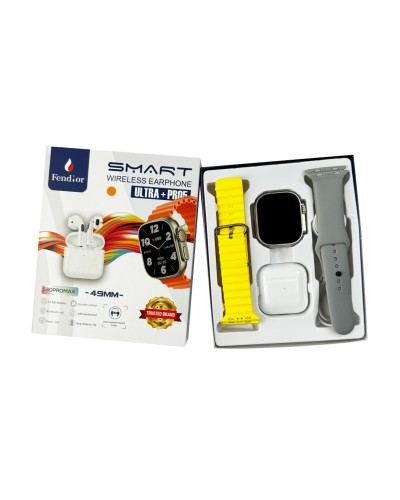 Смарт-годинник Fendior S30 Pro Max+TWS Yellow (FendiorS30PYellow)