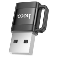 Адаптер HOCO UA31D USB для Type-C female USB2.0 adapter Black (6942007628143)