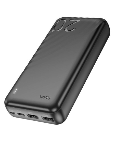 Зовнішній акумулятор HOCO J123A Element power bank(20000mAh) Black (6942007612067)