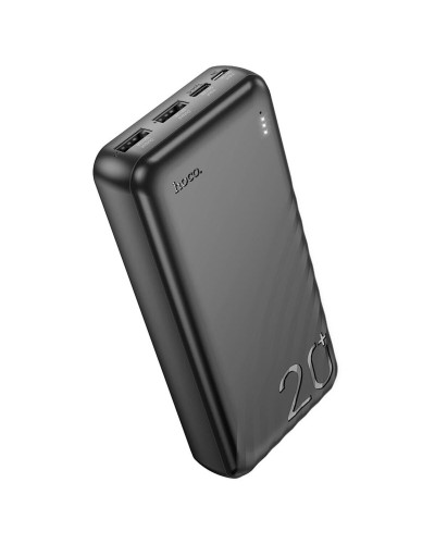 Зовнішній акумулятор HOCO J123A Element power bank(20000mAh) Black (6942007612067)