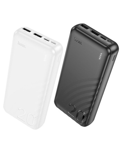 Зовнішній акумулятор HOCO J123A Element power bank(20000mAh) Black (6942007612067)