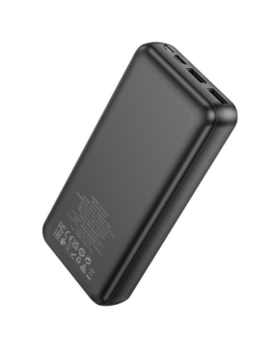 Зовнішній акумулятор HOCO J123A Element power bank(20000mAh) Black (6942007612067)