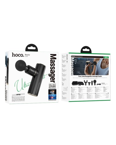 Масажер HOCO HP50 electric mini silent massager Black (6942007623872)