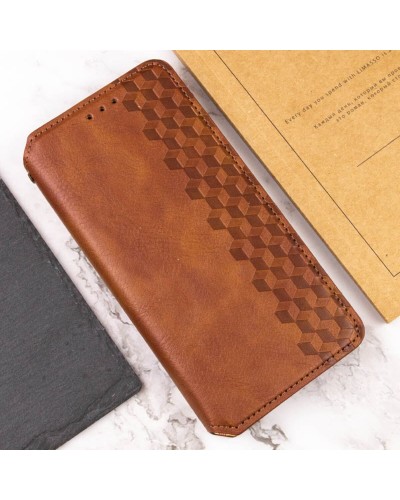 Чехол-книга для смартфона Rubic Leather для Samsung Galaxy M15/F15 5G Brown (RUBICSAM15/F155GBrown)