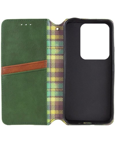 Чехол-книжка для смартфона Rubic Leather for Xiaomi Redmi Note 13 4G Green (RUBICXiNo13Green)