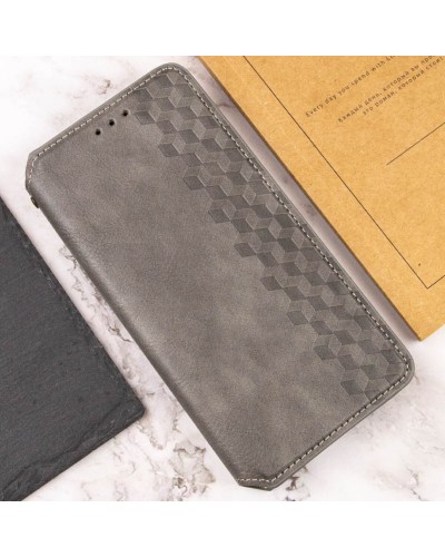 Чехол-книга для смартфона Rubic Leather for Xiaomi Redmi Note 13 4G Grey (RUBICXiNo13Grey)