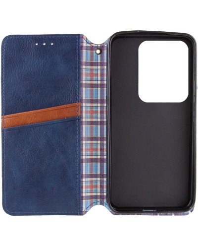 Чехол-книга для смартфона Rubic Leather for Xiaomi Redmi Note 13 4G Blue (RUBICXiNo13Blue)