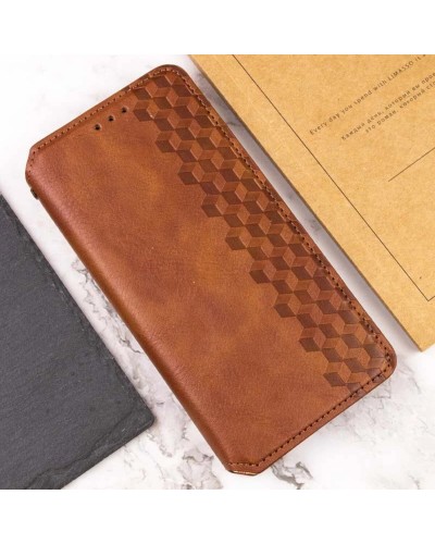 Чехол-книга для смартфона Rubic Leather for Xiaomi Redmi Note 13 4G Brown (RUBICXiNo13Brown)