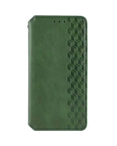 Чехол-книга для смартфона Rubic Leather для Xiaomi Redmi 13C 4G/POCO С65 Green (RUBICXi13CGreen)