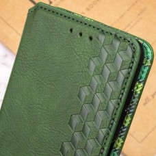 Чехол-книга для смартфона Rubic Leather для Xiaomi Redmi 13C 4G/POCO С65 Green (RUBICXi13CGreen)