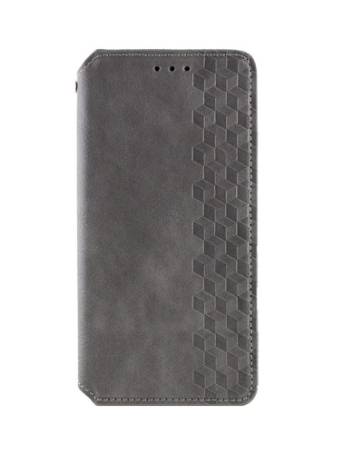 Чехол-книга для смартфона Rubic Leather для Xiaomi Redmi 13C 4G/POCO С65 Grey (RUBICXi13CGrey)