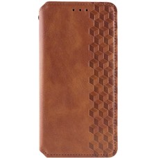 Чехол-книга для смартфона Rubic Leather для Xiaomi Redmi 13C 4G/POCO С65 Brown (RUBICXi13CBrown)