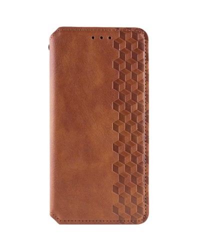 Чехол-книга для смартфона Rubic Leather для Xiaomi Redmi 13C 4G/POCO С65 Brown (RUBICXi13CBrown)