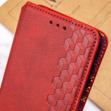 Чехол-книга для смартфона Rubic Leather для Xiaomi Redmi Note 13 Pro 4G Red (RUBICXiNo13PRed)