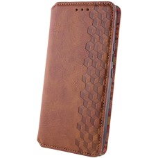 Чехол-книга для смартфона Rubic Leather for Xiaomi Redmi Note 13 Pro 4G Brown (RUBICXiNo13PBrown)