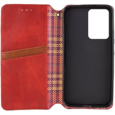 Чехол-книга для смартфона Rubic Leather for Xiaomi Redmi 13 4G Red (RUBICXi13Red)