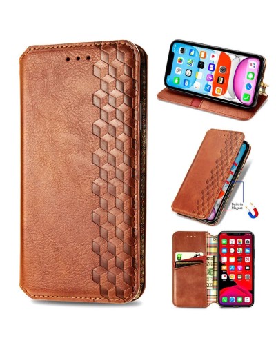 Чехол-книга для смартфона Rubic Leather for Xiaomi Redmi 13 4G Brown (RUBICXi13Brown)