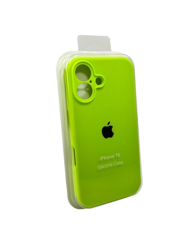 Чохол для смартфона Silicone Full Case AA Camera Protect for Apple iPhone 16 24,Shiny Green (FullAAi16-24)