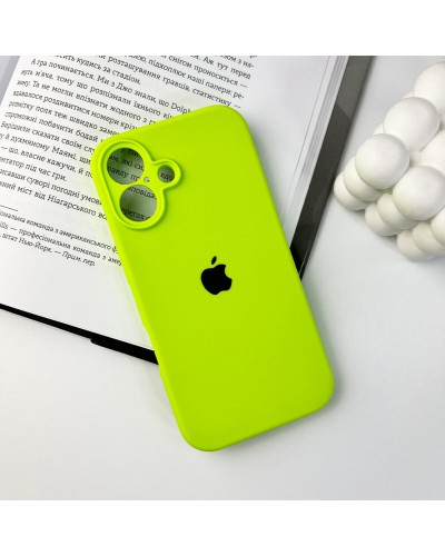 Чохол для смартфона Silicone Full Case AA Camera Protect for Apple iPhone 16 24,Shiny Green (FullAAi16-24)