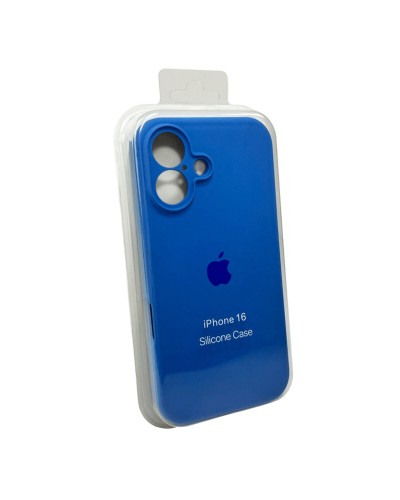 Чехол для смартфона Silicone Full Case AA Camera Protect для Apple iPhone 16 3, Royal Blue (FullAAi16-3)