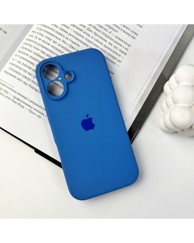 Чехол для смартфона Silicone Full Case AA Camera Protect для Apple iPhone 16 3, Royal Blue (FullAAi16-3)