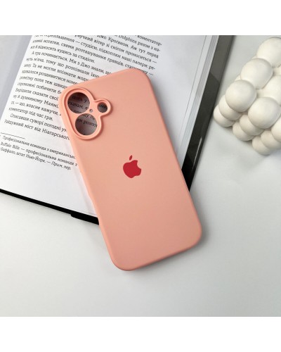 Чехол для смартфона Silicone Full Case AA Camera Protect для iPhone 16 37,Grapefruit (FullAAi16-37)