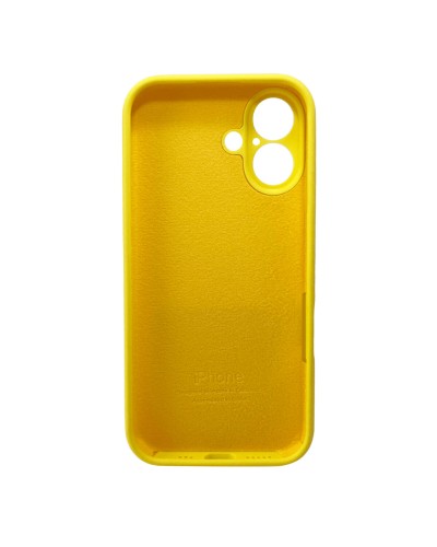 Чехол для смартфона Silicone Full Case AA Camera Protect для iPhone 16 56,Sunny Yellow (FullAAi16-56)