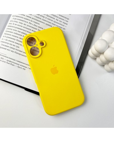 Чехол для смартфона Silicone Full Case AA Camera Protect для iPhone 16 56,Sunny Yellow (FullAAi16-56)