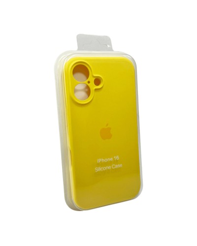 Чехол для смартфона Silicone Full Case AA Camera Protect для iPhone 16 56,Sunny Yellow (FullAAi16-56)