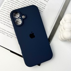 Чехол для смартфона Silicone Full Case AA Camera Protect for Apple iPhone 16 7,Dark Blue (FullAAi16-7)