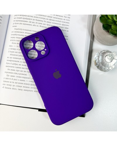 Чехол для смартфона Silicone Full Case AA Camera Protect для iPhone 16 Pro 22,Dark Purple (FullAAi16P-22)