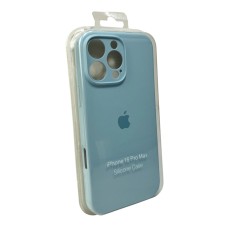 Чехол для смартфона Silicone Full Case AA Camera Protect для Apple iPhone 16 Pro 27, Mist Blue (FullAAi16P-27)
