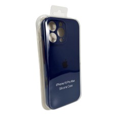 Чехол для смартфона Silicone Full Case AA Camera Protect для iPhone 16 Pro 39,Navy Blue (FullAAi16P-39)