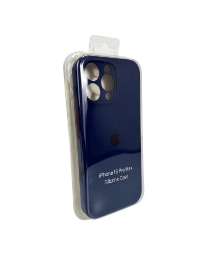 Чехол для смартфона Silicone Full Case AA Camera Protect для iPhone 16 Pro 39,Navy Blue (FullAAi16P-39)