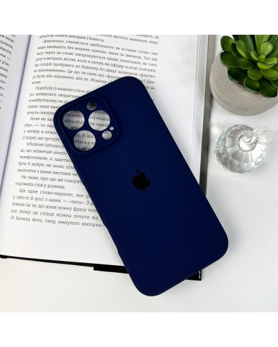 Чехол для смартфона Silicone Full Case AA Camera Protect для iPhone 16 Pro 39,Navy Blue (FullAAi16P-39)