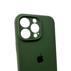 Чехол для смартфона Silicone Full Case AA Camera Protect для iPhone 16 Pro 40,Atrovirens (FullAAi16P-40)