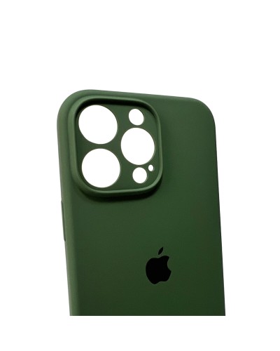 Чехол для смартфона Silicone Full Case AA Camera Protect для iPhone 16 Pro 40,Atrovirens (FullAAi16P-40)