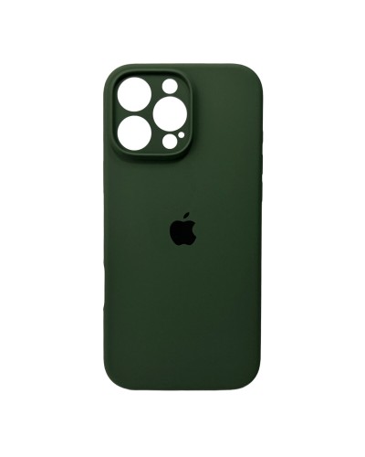 Чехол для смартфона Silicone Full Case AA Camera Protect для iPhone 16 Pro 40,Atrovirens (FullAAi16P-40)