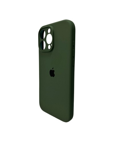 Чехол для смартфона Silicone Full Case AA Camera Protect для iPhone 16 Pro 40,Atrovirens (FullAAi16P-40)