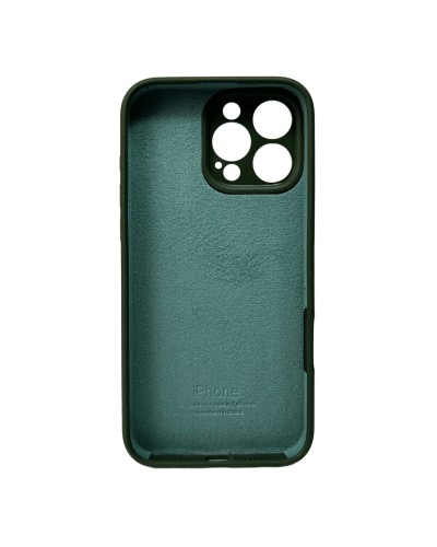 Чехол для смартфона Silicone Full Case AA Camera Protect для iPhone 16 Pro 40,Atrovirens (FullAAi16P-40)