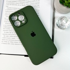 Чехол для смартфона Silicone Full Case AA Camera Protect для iPhone 16 Pro 40,Atrovirens (FullAAi16P-40)