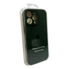 Чехол для смартфона Silicone Full Case AA Camera Protect для iPhone 16 Pro 40,Atrovirens (FullAAi16P-40)