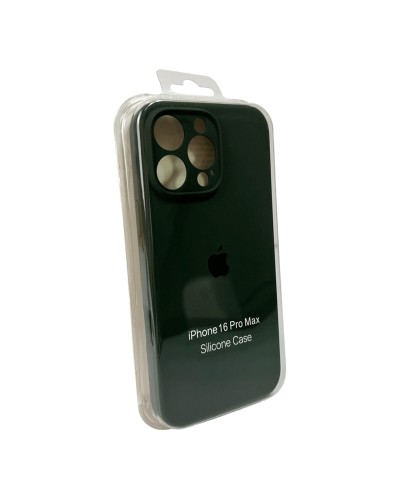 Чехол для смартфона Silicone Full Case AA Camera Protect для iPhone 16 Pro 40,Atrovirens (FullAAi16P-40)