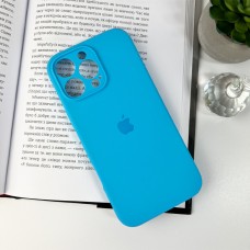 Чехол для смартфона Silicone Full Case AA Camera Protect для iPhone 16 Pro 44,Light Blue (FullAAi16P-44)