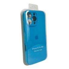 Чехол для смартфона Silicone Full Case AA Camera Protect для iPhone 16 Pro 44,Light Blue (FullAAi16P-44)