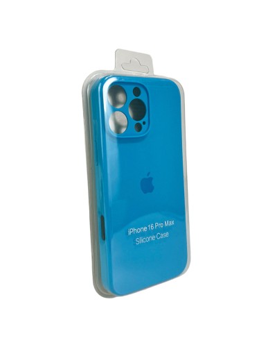 Чехол для смартфона Silicone Full Case AA Camera Protect для iPhone 16 Pro 44,Light Blue (FullAAi16P-44)