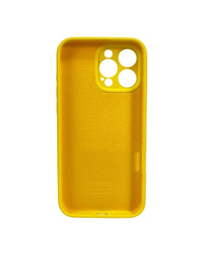 Чехол для смартфона Silicone Full Case AA Camera Protect для iPhone 16 Pro 56,Sunny Yellow (FullAAi16P-56)