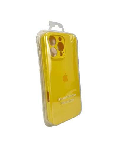 Чехол для смартфона Silicone Full Case AA Camera Protect для iPhone 16 Pro 56,Sunny Yellow (FullAAi16P-56)