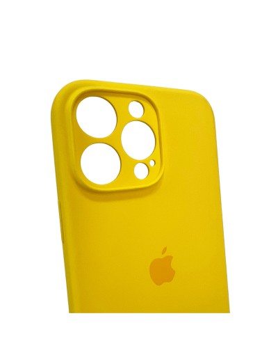 Чехол для смартфона Silicone Full Case AA Camera Protect для iPhone 16 Pro 56,Sunny Yellow (FullAAi16P-56)